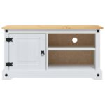 vidaXL TV skrinka Corona Biela 100 x 40 x 52 cm – Obrázok 6