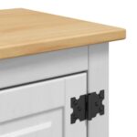 vidaXL Závesná skrinka s úložiskom Corona Biela 70 x 33 x 71,5 cm – Obrázok 8