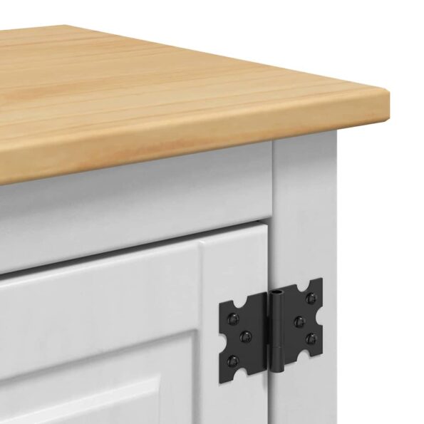 vidaXL Závesná skrinka s úložiskom Corona Biela 70 x 33 x 71,5 cm – Obrázok 8