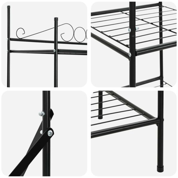 vidaXL Otvorená skriňa Jednofarebný – Obrázok 8