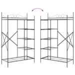 vidaXL Otvorená skriňa Jednofarebný – Obrázok 9