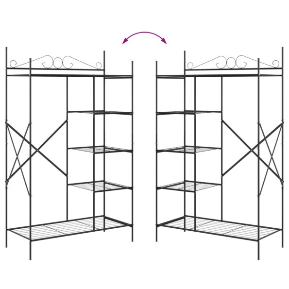 vidaXL Otvorená skriňa Jednofarebný – Obrázok 9