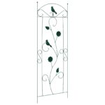 vidaXL Záhradný plot 3 pcs Zelená 110 x 40 cm Oceľ – Obrázok 5