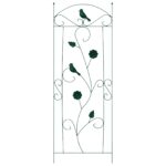 vidaXL Záhradný plot 3 pcs Zelená 110 x 40 cm Oceľ – Obrázok 6