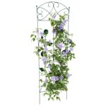 vidaXL Záhradný plot 3 pcs Zelená 110,5 x 42,5 cm Oceľ – Obrázok 3