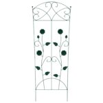 vidaXL Záhradný plot 3 pcs Zelená 110,5 x 42,5 cm Oceľ – Obrázok 6