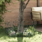 vidaXL Záhradný plot Treláž Zelená – Obrázok 3