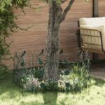 vidaXL Záhradný plot Treláž Zelená – Obrázok 3