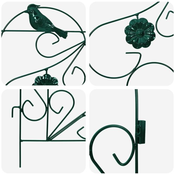 vidaXL Záhradný plot Treláž Zelená – Obrázok 6