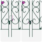 vidaXL Záhradný plot Treláž Zelená – Obrázok 8