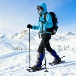 vidaXL 3 v 1 snežnice Modrá a čierna 53,5 x 21 cm Hliník a HDPE