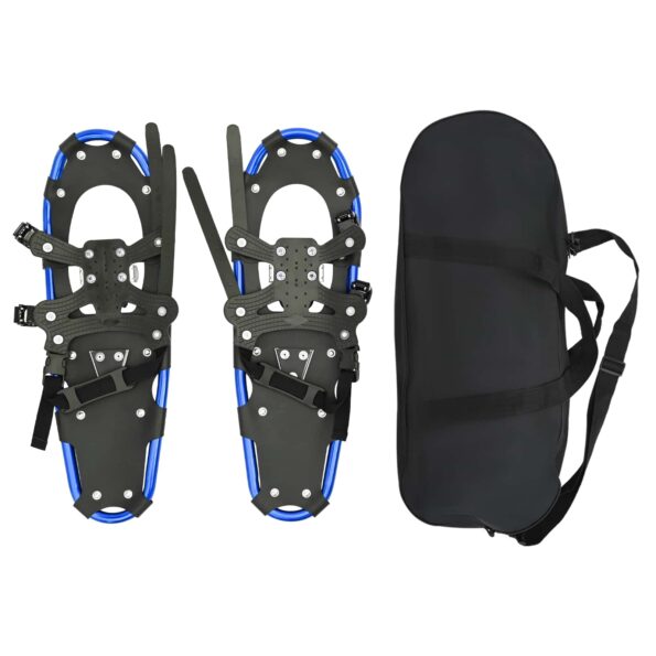 vidaXL 3 v 1 snežnice Modrá a čierna 63 x 21 cm Hliník a HDPE – Obrázok 2