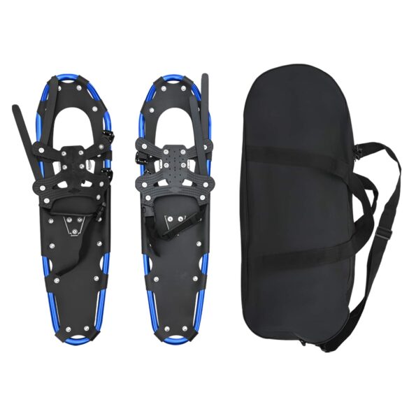 vidaXL 3 v 1 snežnice Modrá a čierna 78,5 x 22 cm Hliník a HDPE – Obrázok 2