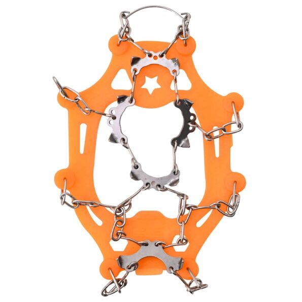 vidaXL Ľadové štuple na topánky Oranžová S – Obrázok 5