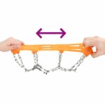 vidaXL Ľadové štuple na topánky Oranžová S – Obrázok 7