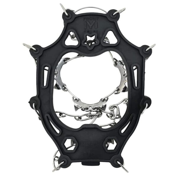 vidaXL Ľadové štuple na topánky Čierna S – Obrázok 4