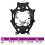 vidaXL Ľadové štuple na topánky Čierna S – Obrázok 8