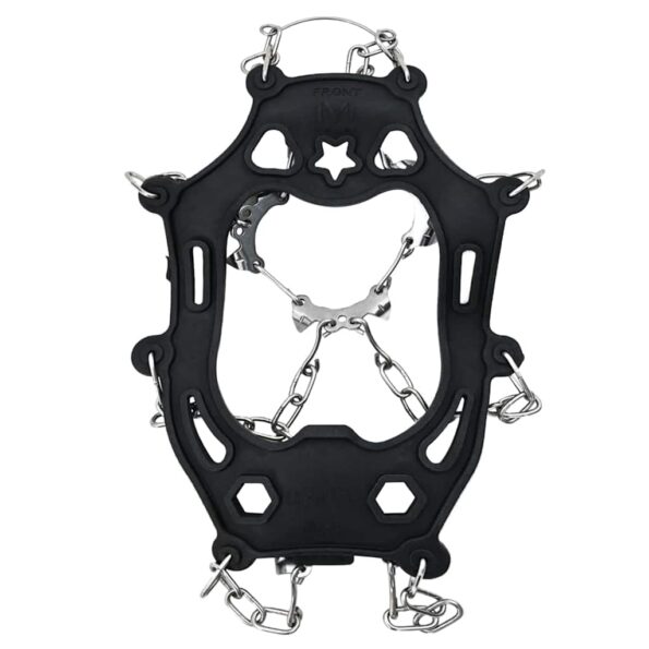 vidaXL Ľadové štuple na topánky Čierna L – Obrázok 4