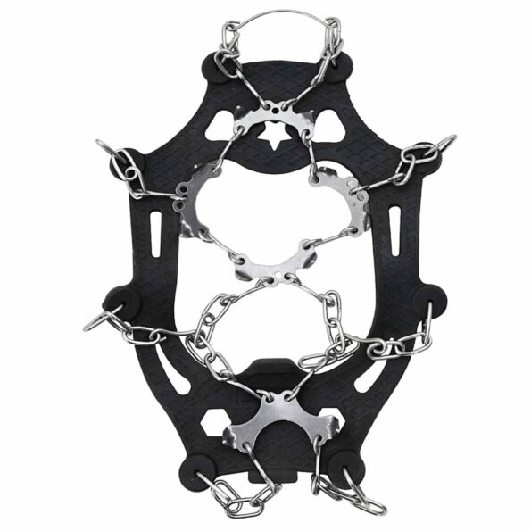 vidaXL Ľadové štuple na topánky Čierna L – Obrázok 5