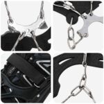 vidaXL Ľadové štuple na topánky Čierna L – Obrázok 6