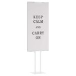 vidaXL Stánky na výstavy Biela 30 x 24 x 214 cm Oceľ – Obrázok 3