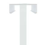 vidaXL Stánky na výstavy Biela 30 x 24 x 214 cm Oceľ – Obrázok 7