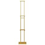 vidaXL Stánky na výstavy Zlatá 30 x 24 x 214 cm Oceľ – Obrázok 5