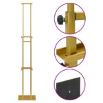 vidaXL Stánky na výstavy Zlatá 30 x 24 x 214 cm Oceľ – Obrázok 8