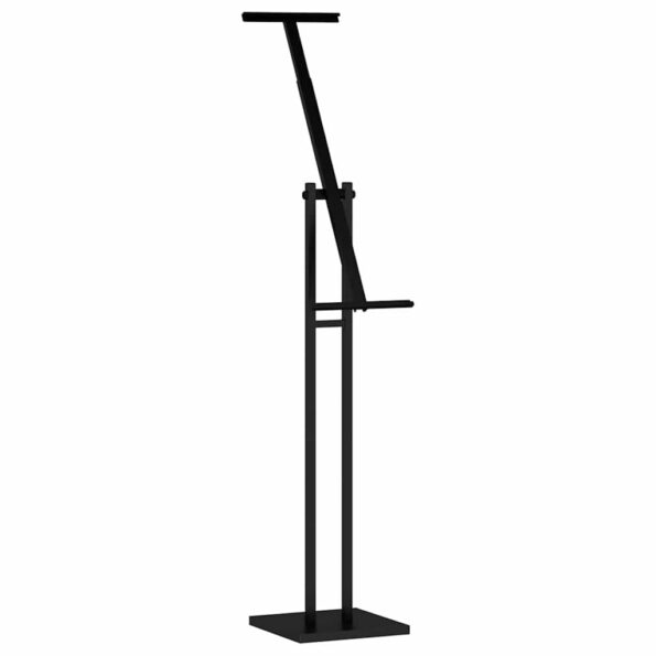 vidaXL Stánky na výstavy Čierny 26,5 x 26,5 x 150 cm Oceľ – Obrázok 2