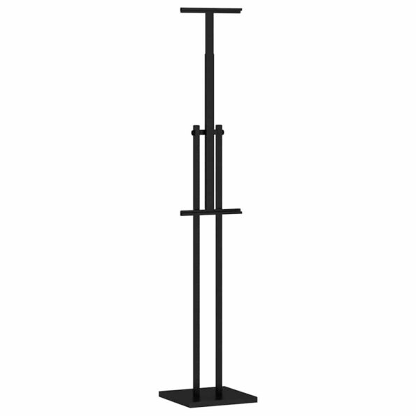 vidaXL Stánky na výstavy Čierny 26,5 x 26,5 x 150 cm Oceľ – Obrázok 5