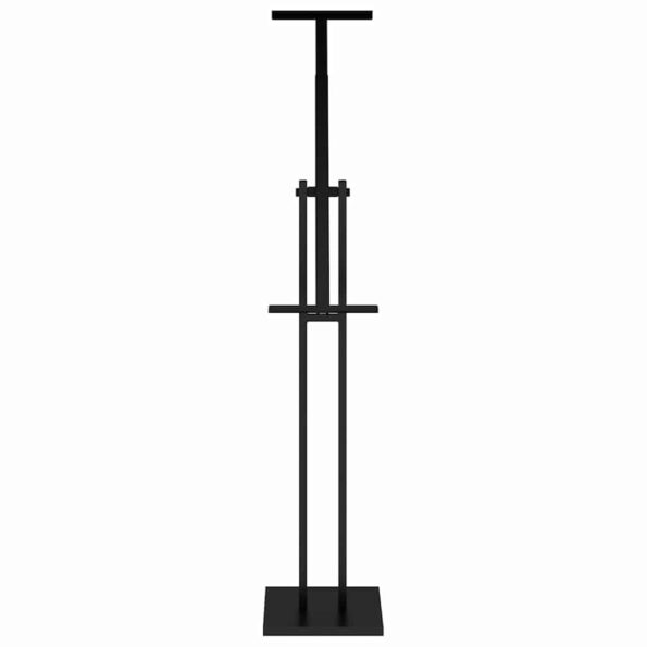 vidaXL Stánky na výstavy Čierny 26,5 x 26,5 x 150 cm Oceľ – Obrázok 6