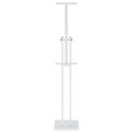 vidaXL Stánky na výstavy Biely 26,5 x 26,5 x 150 cm Oceľ – Obrázok 6