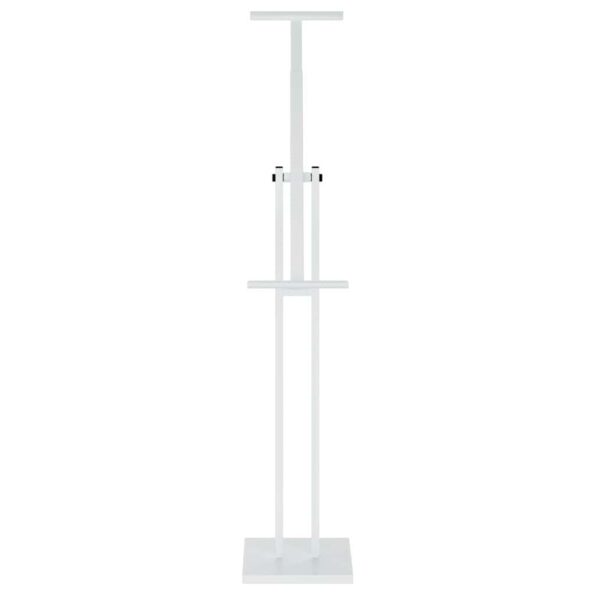 vidaXL Stánky na výstavy Biely 26,5 x 26,5 x 150 cm Oceľ – Obrázok 6