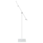 vidaXL Stánky na výstavy Biely 26,5 x 26,5 x 150 cm Oceľ – Obrázok 7