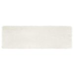 vidaXL Koberce Biela 80 x 250 cm Akril, polyester – Obrázok 2