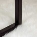 vidaXL Falošný ovčie kožušinový koberec Biela 60 x 90 cm Polyester – Obrázok 5