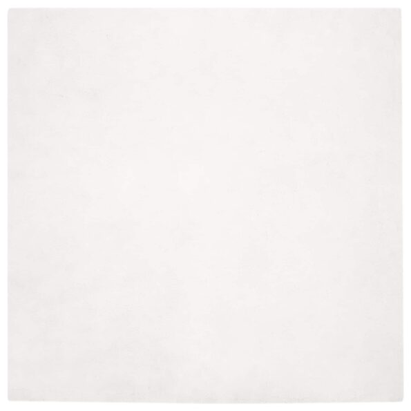 vidaXL Koberec z umelej králikovej kožušiny Biela 120 x 120 cm – Obrázok 2