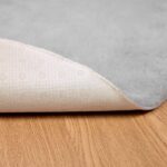 vidaXL Koberec z umelej králikovej kožušiny Olite Sivá Ø 100 cm – Obrázok 8