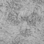 vidaXL Koberec z umelej králikovej kožušiny Olite Sivá Ø 100 cm – Obrázok 9