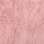vidaXL Koberec z umelej králikovej kožušiny Ružová 240 x 240 cm – Obrázok 9