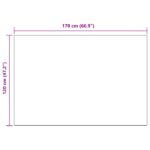 vidaXL Koberec z umelej králikovej kožušiny Antracit 120 x 170 cm – Obrázok 10