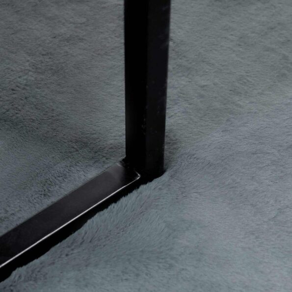 vidaXL Koberec z umelej králikovej kožušiny Antracit 120 x 170 cm – Obrázok 6