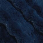 vidaXL Umelý králičí kožušinový pléd 4 pcs Námornícka modrá – Obrázok 9