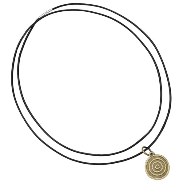 vidaXL Kožená šnúrka Čierna Ø1 mm x 10 m Koža – Obrázok 4