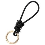 vidaXL Kožená šnúrka Čierna Ø3 mm x 5 m Koža – Obrázok 4