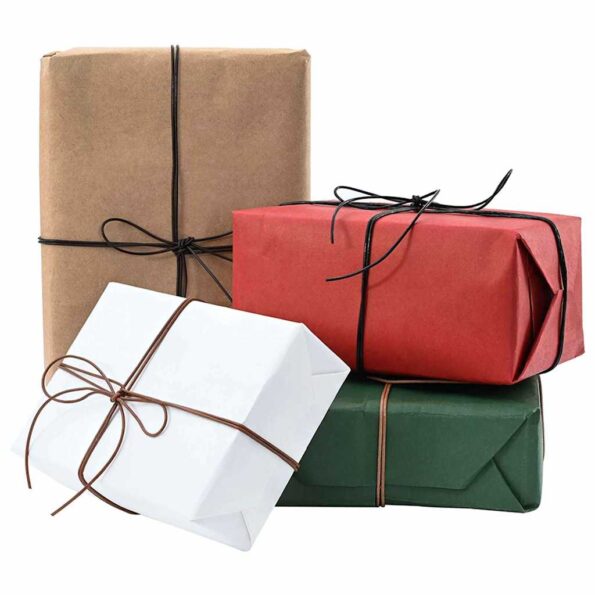 vidaXL Kožená šnúrka Tmavohnedá Ø1 mm x 50 m Koža – Obrázok 3