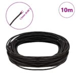 vidaXL Kožená šnúrka Tmavohnedá Ø1,5 mm x 10 m Koža – Obrázok 5