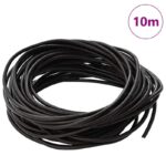 vidaXL Kožená šnúrka Tmavohnedá Ø3 mm x 10 m Koža – Obrázok 7