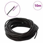 vidaXL Kožená šnúrka Tmavohnedá Ø3 mm x 10 m Koža – Obrázok 5