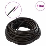 vidaXL Kožená šnúrka Tmavohnedá Ø4 mm x 10 m Koža – Obrázok 5